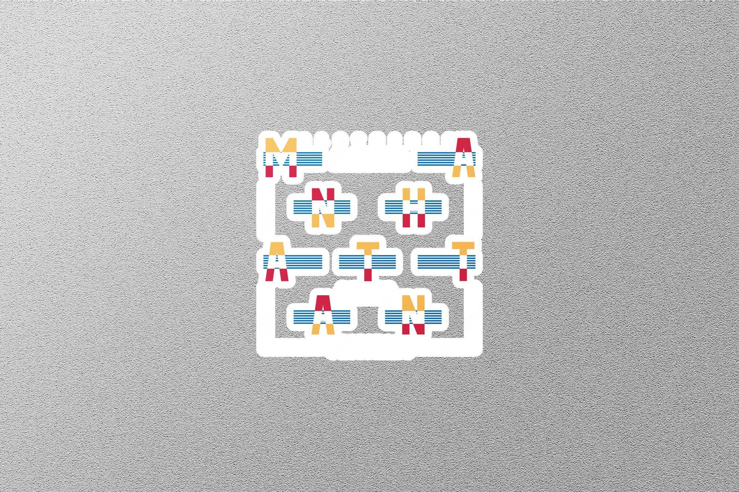 Wholesale Manhattan Sticker