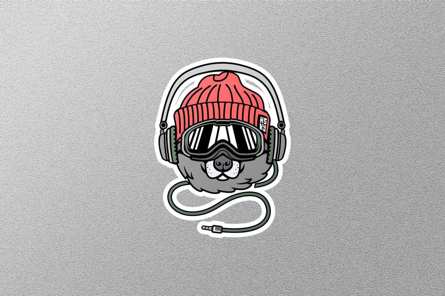 Headphone Music Sticker