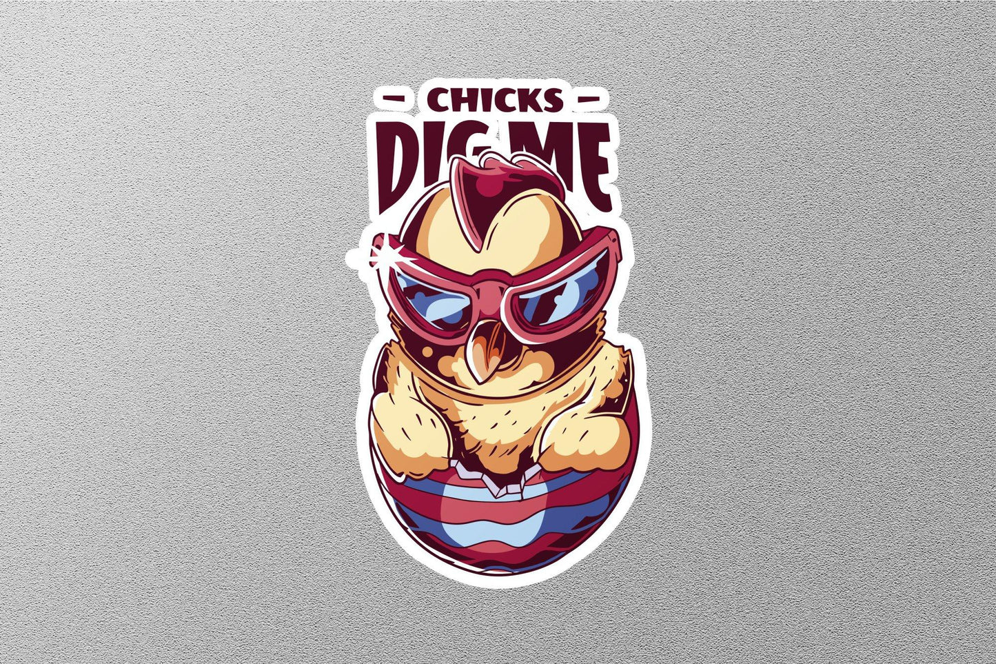 Wholesale Chicks Dig Me Sticker
