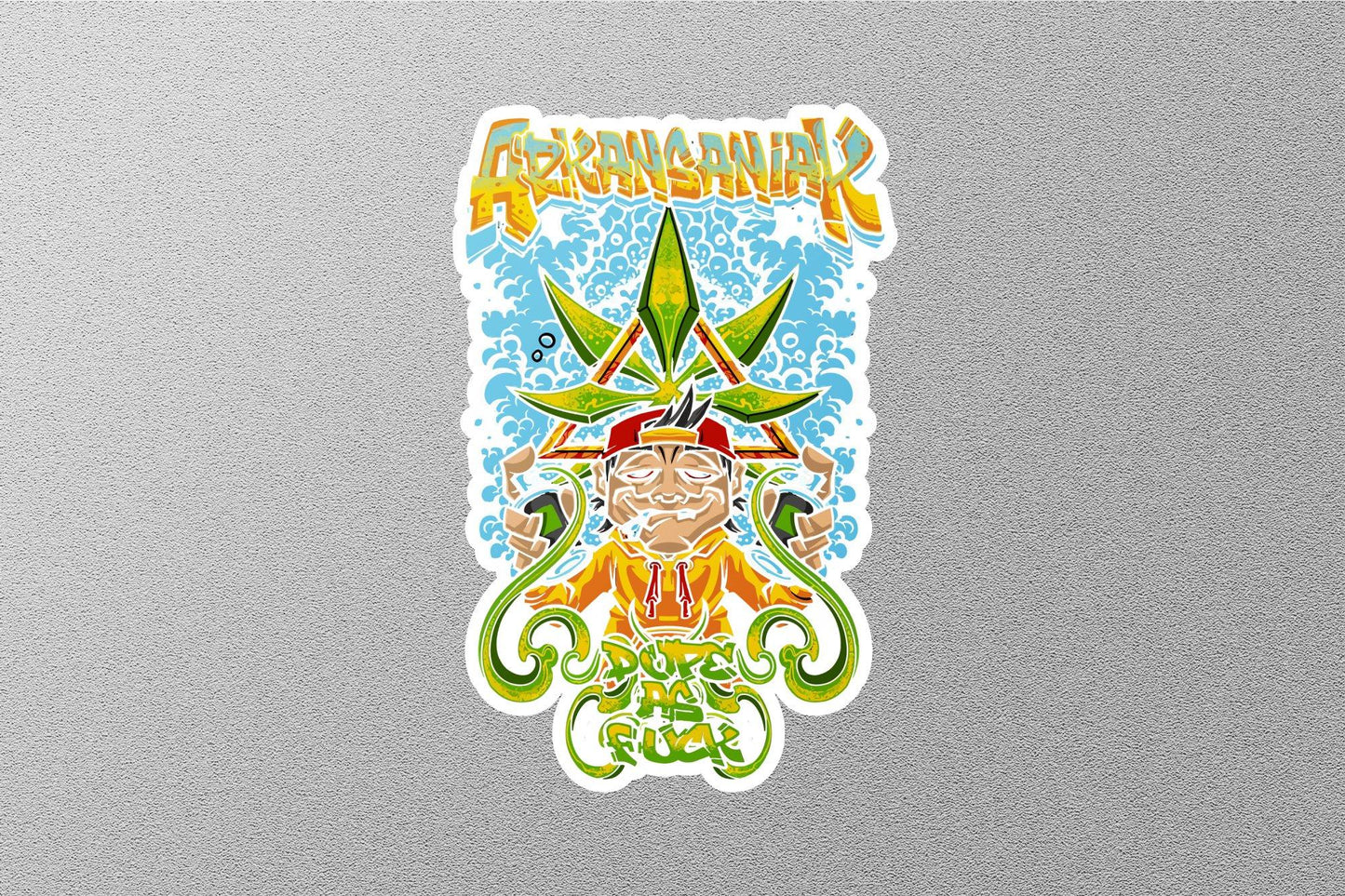 Marijuana Graffiti Sticker
