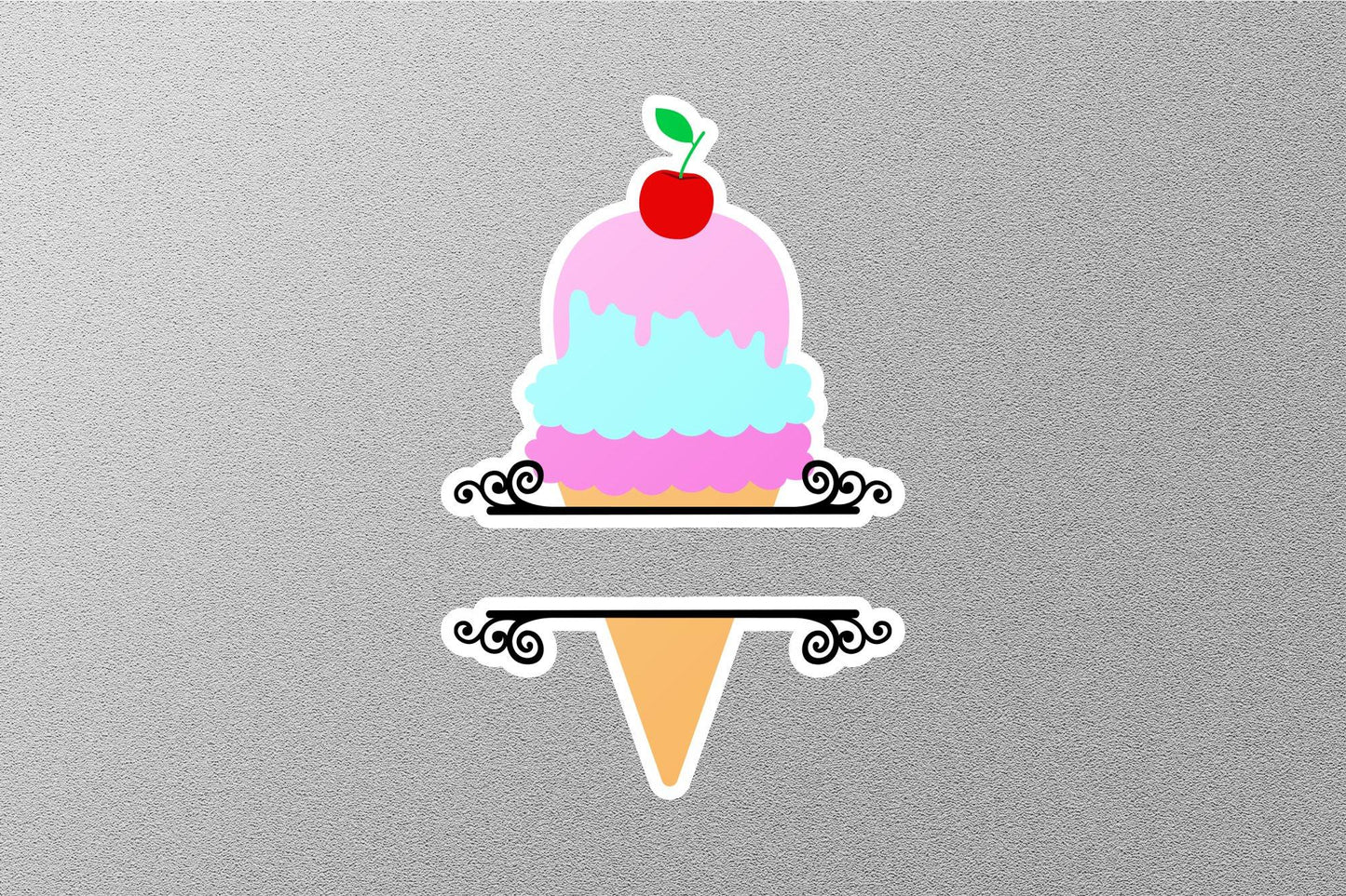 Wholesale Ice Cream Sticker