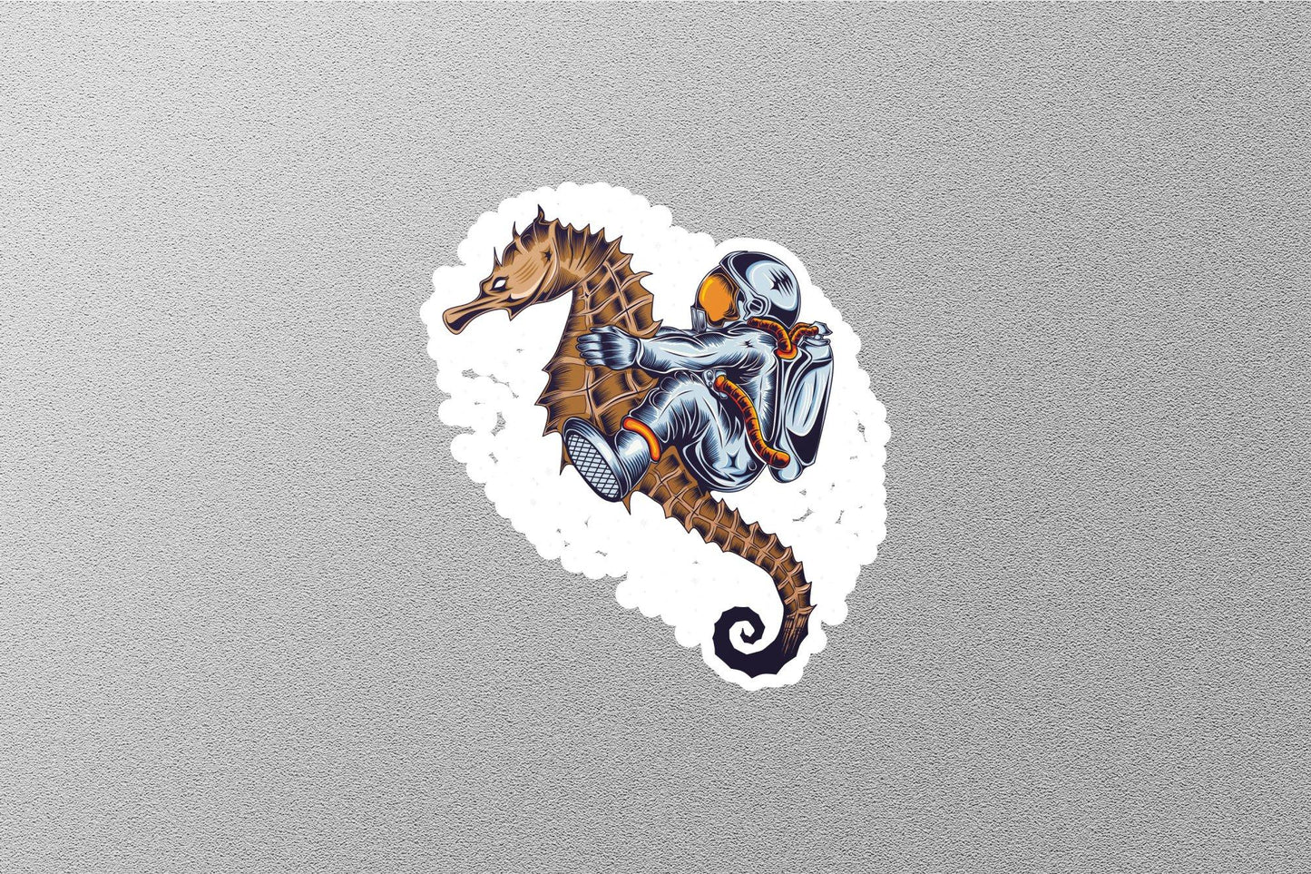 Wholesale Astronaut with Seahorse Sticker