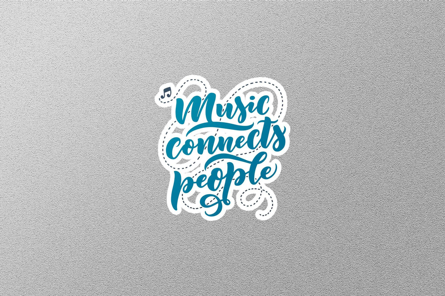 Wholesale Music Connect People Sticker