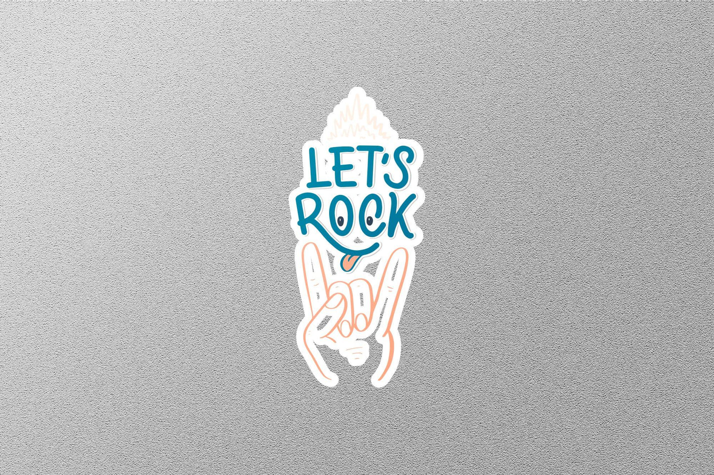 Wholesale Let's Rock Sticker