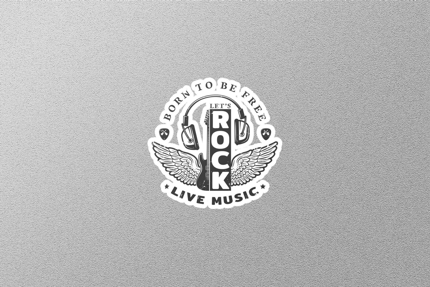 Wholesale Let's Rock Sticker
