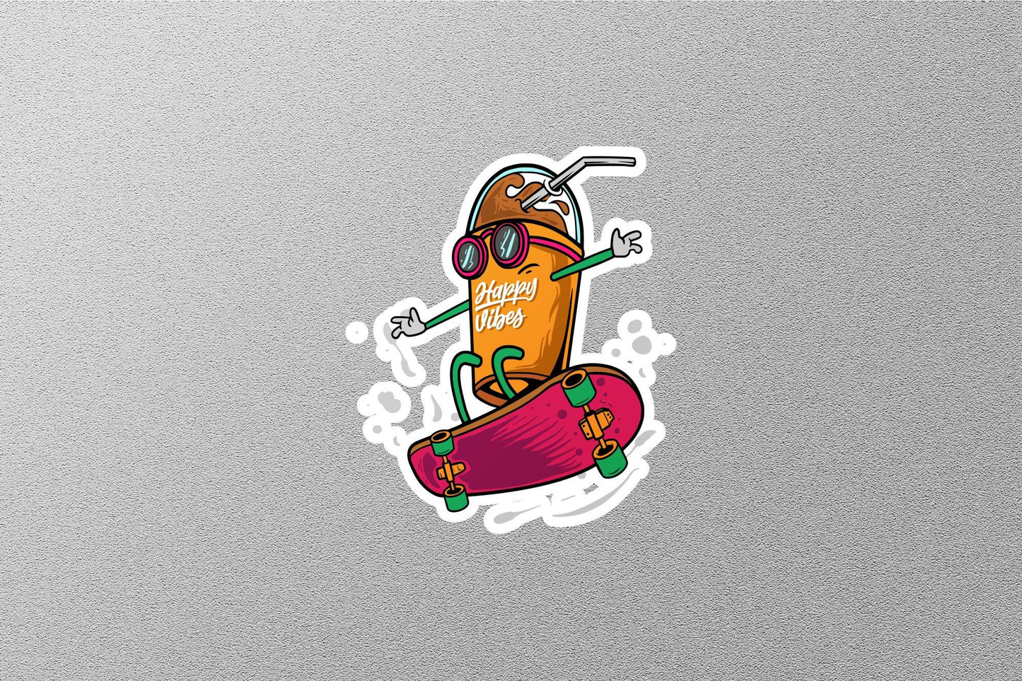 Happy Vibes Sticker
