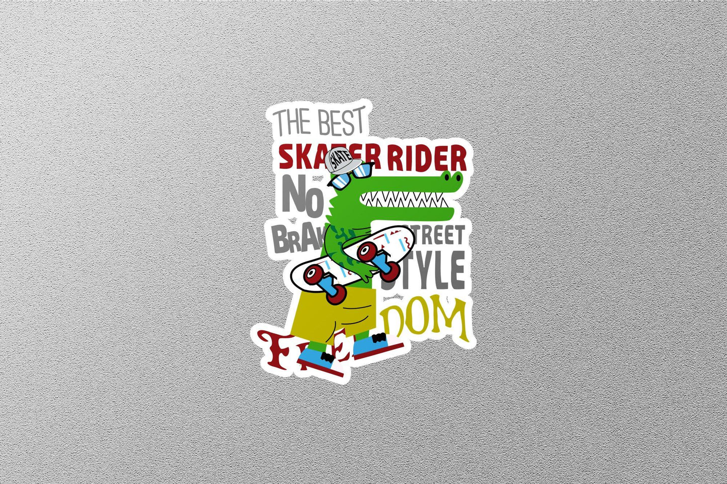 Wholesale The Best Skater Rider Sticker
