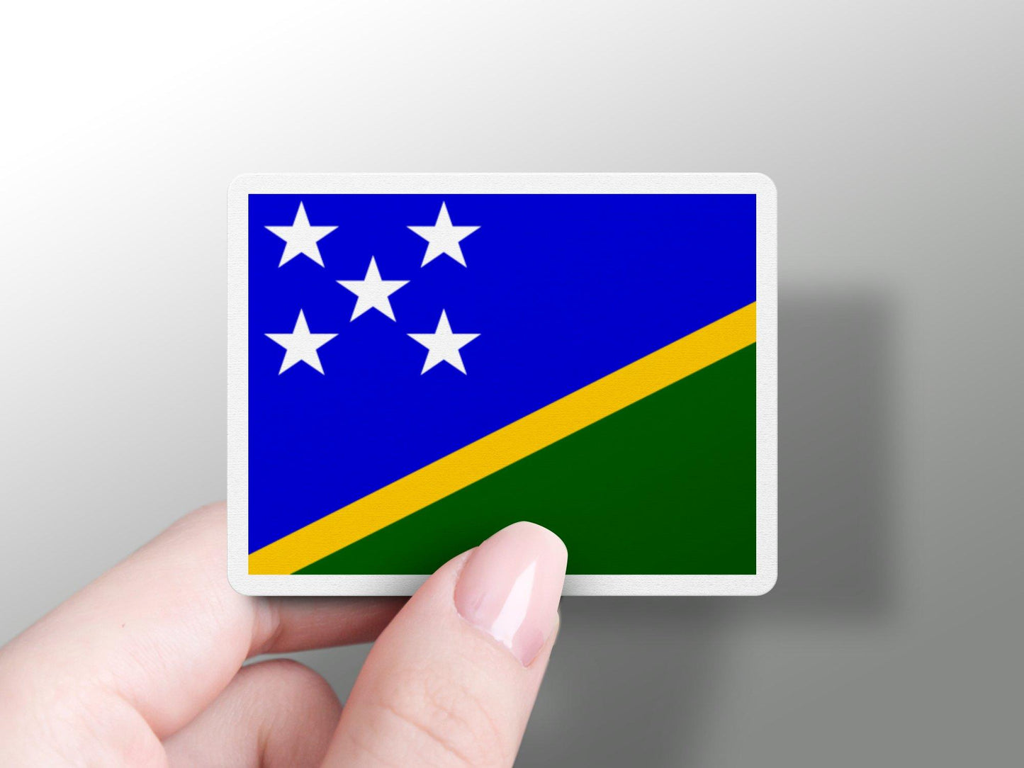 Wholesale Solomon Islands Flag Sticker