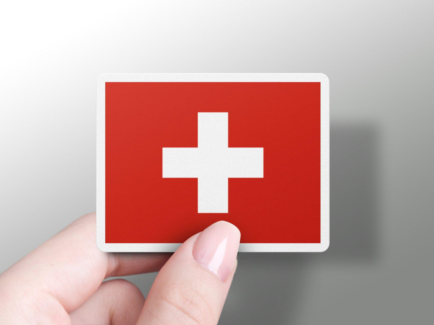 Wholesale Switzerland Flag Sticker