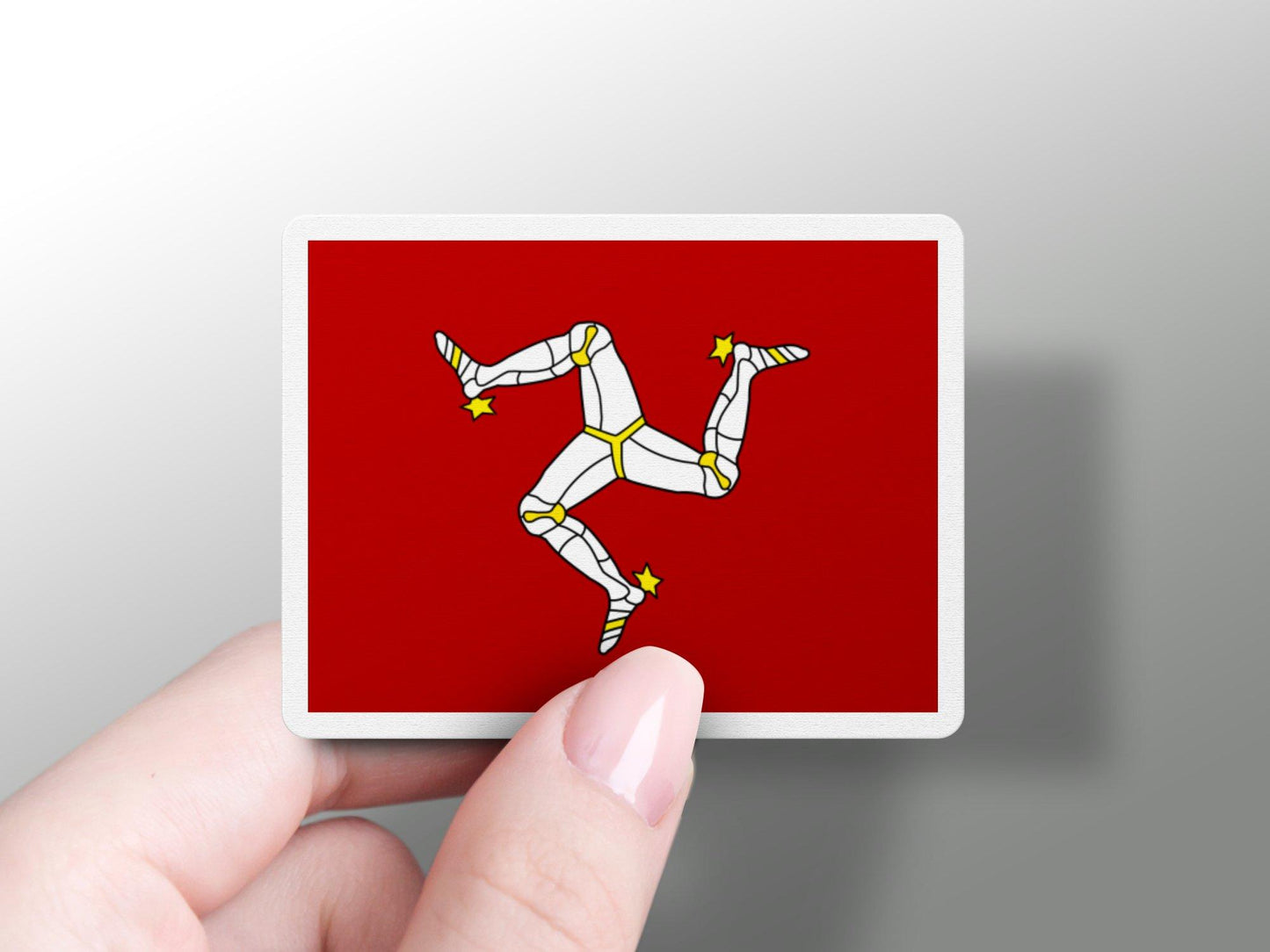 Wholesale Isle of Man Flag Sticker