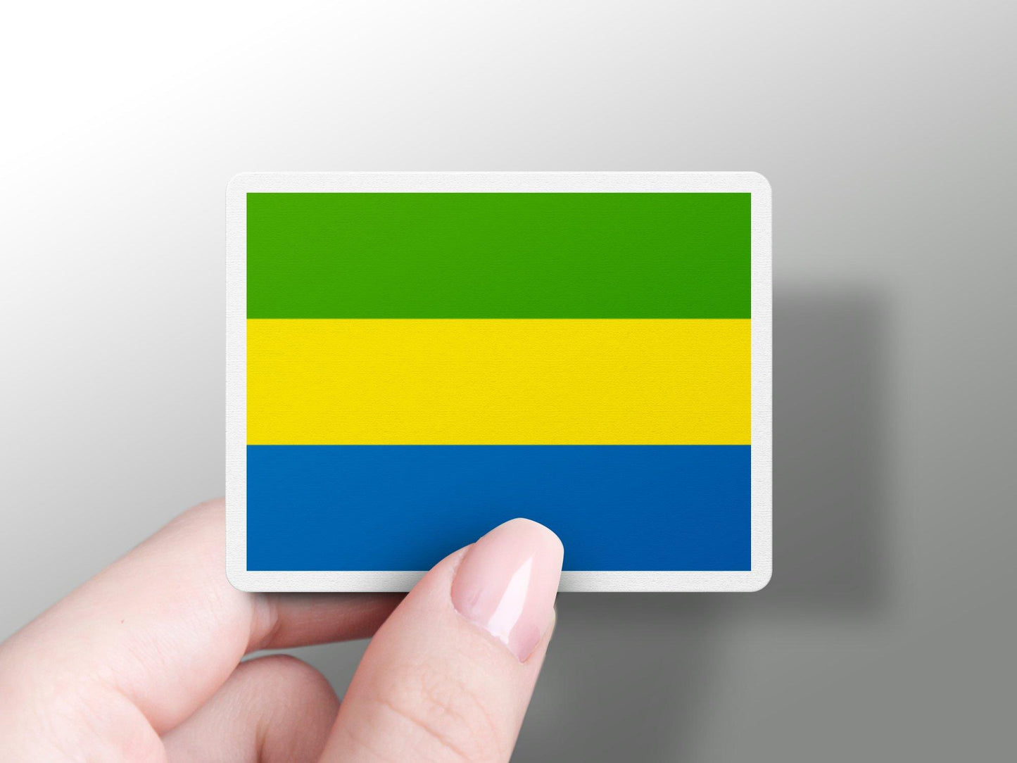Wholesale Gabon Flag Sticker