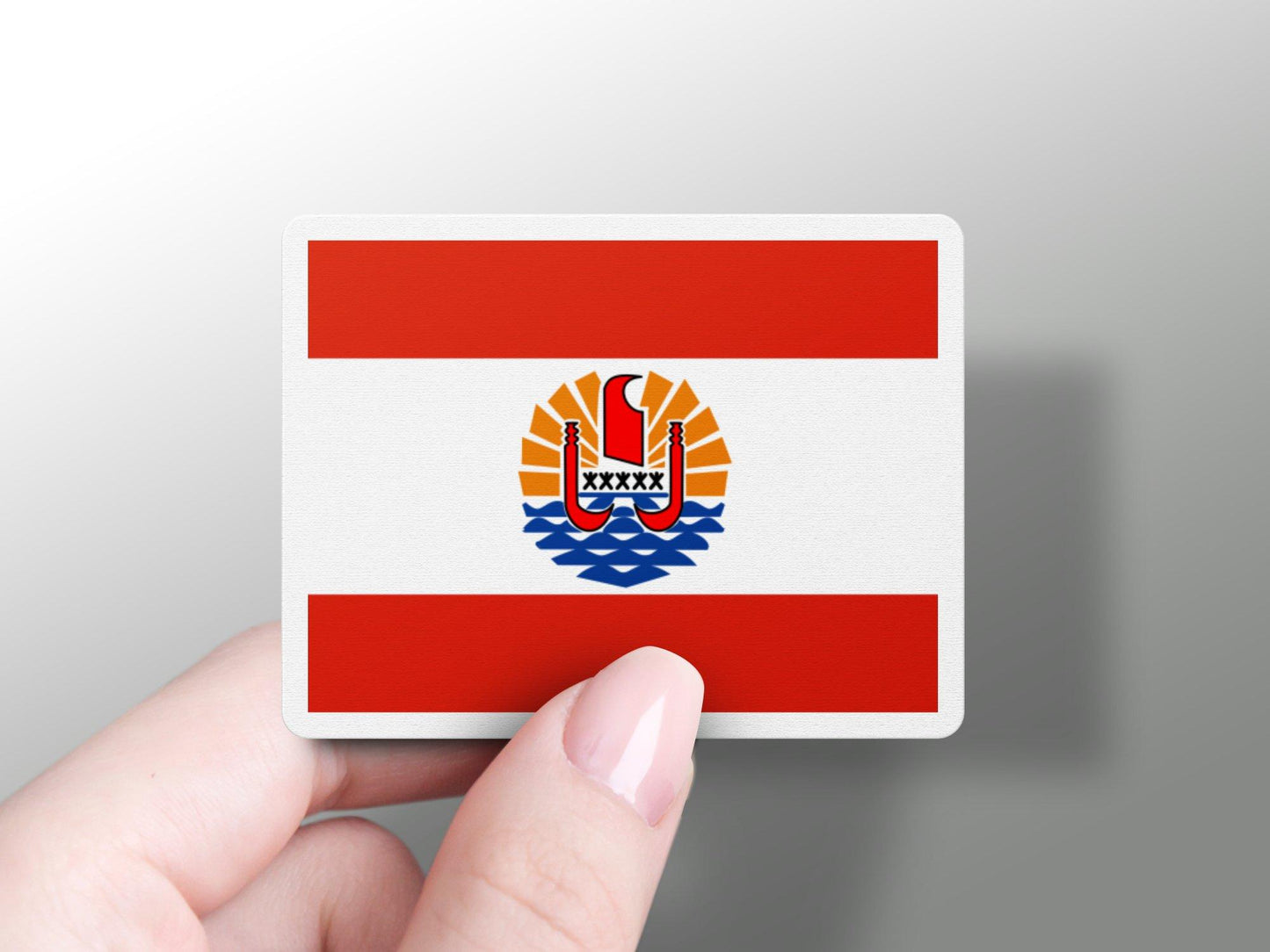 Wholesale French Polynesia Flag Sticker