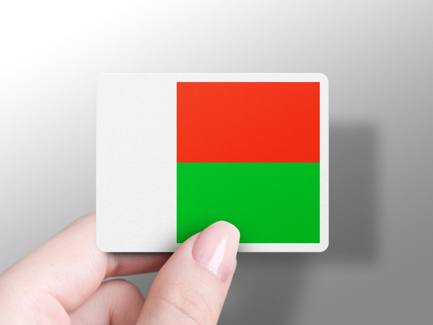 Wholesale Madagascar Flag Sticker