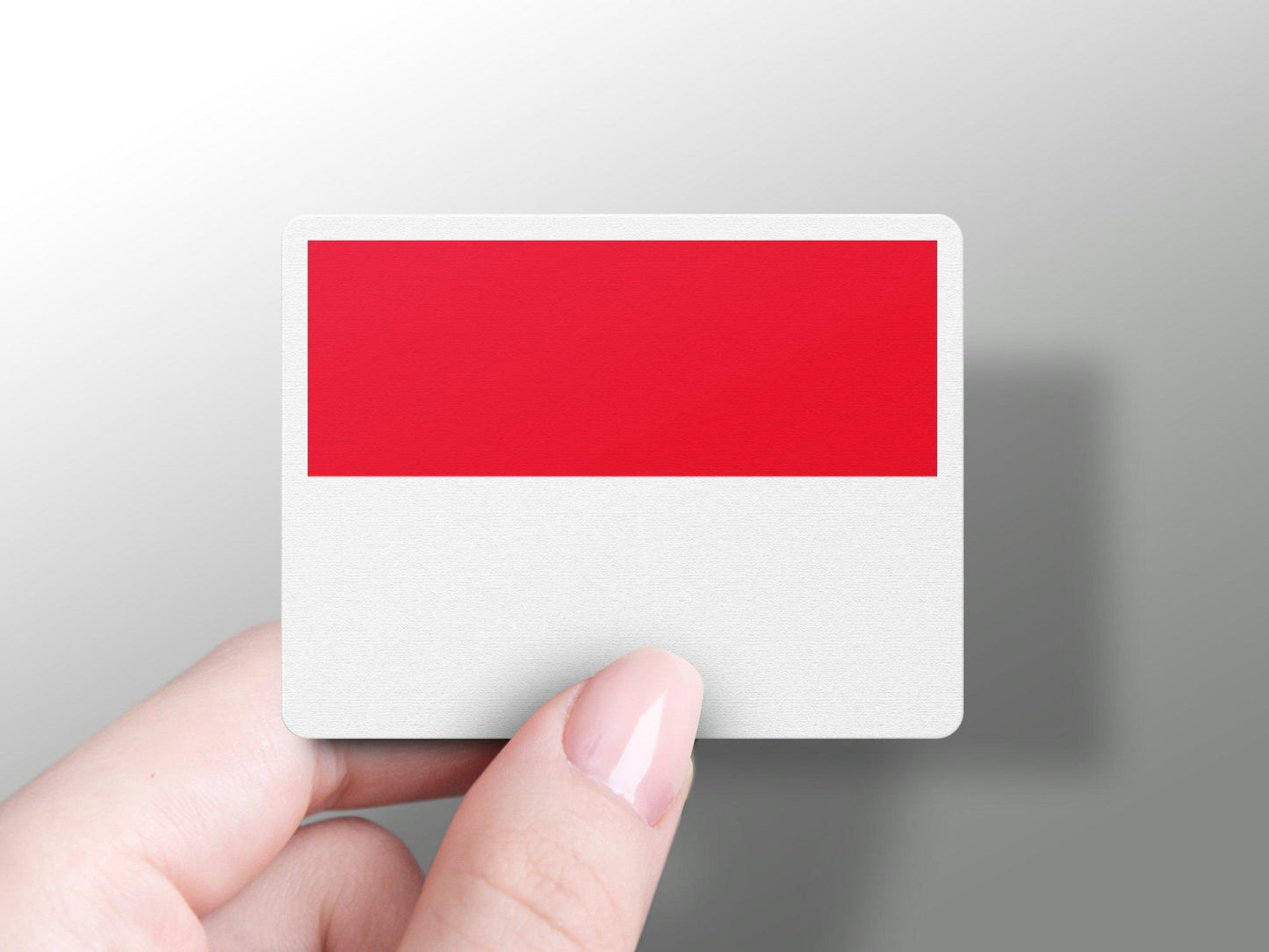 Wholesale Indonesia Flag Sticker