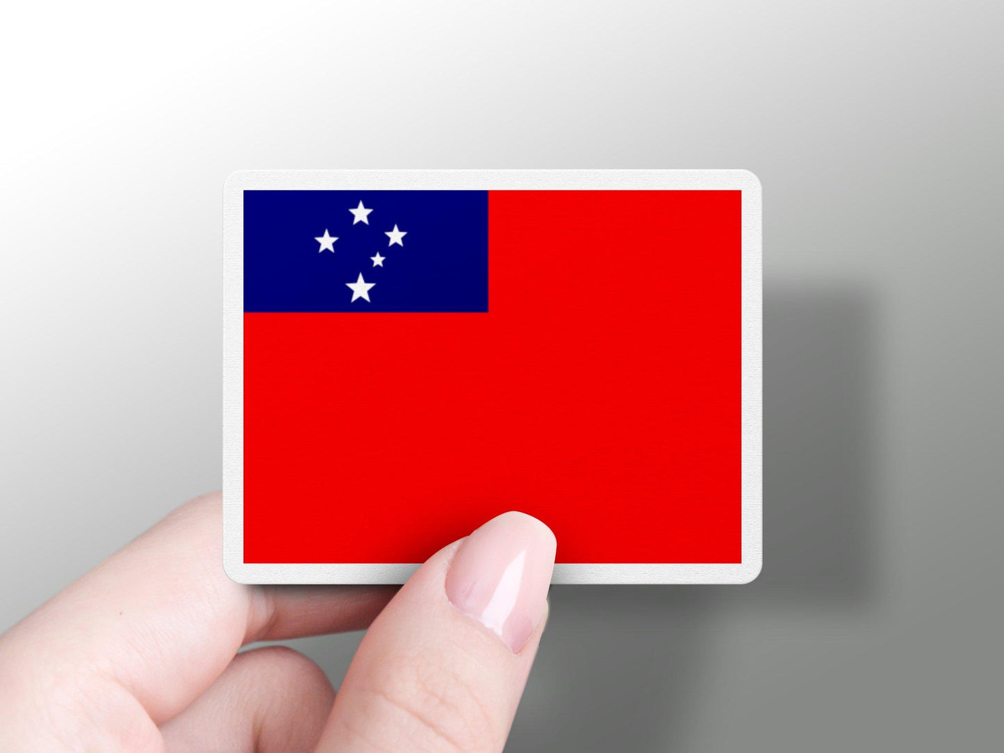 Wholesale Samoa Flag Sticker
