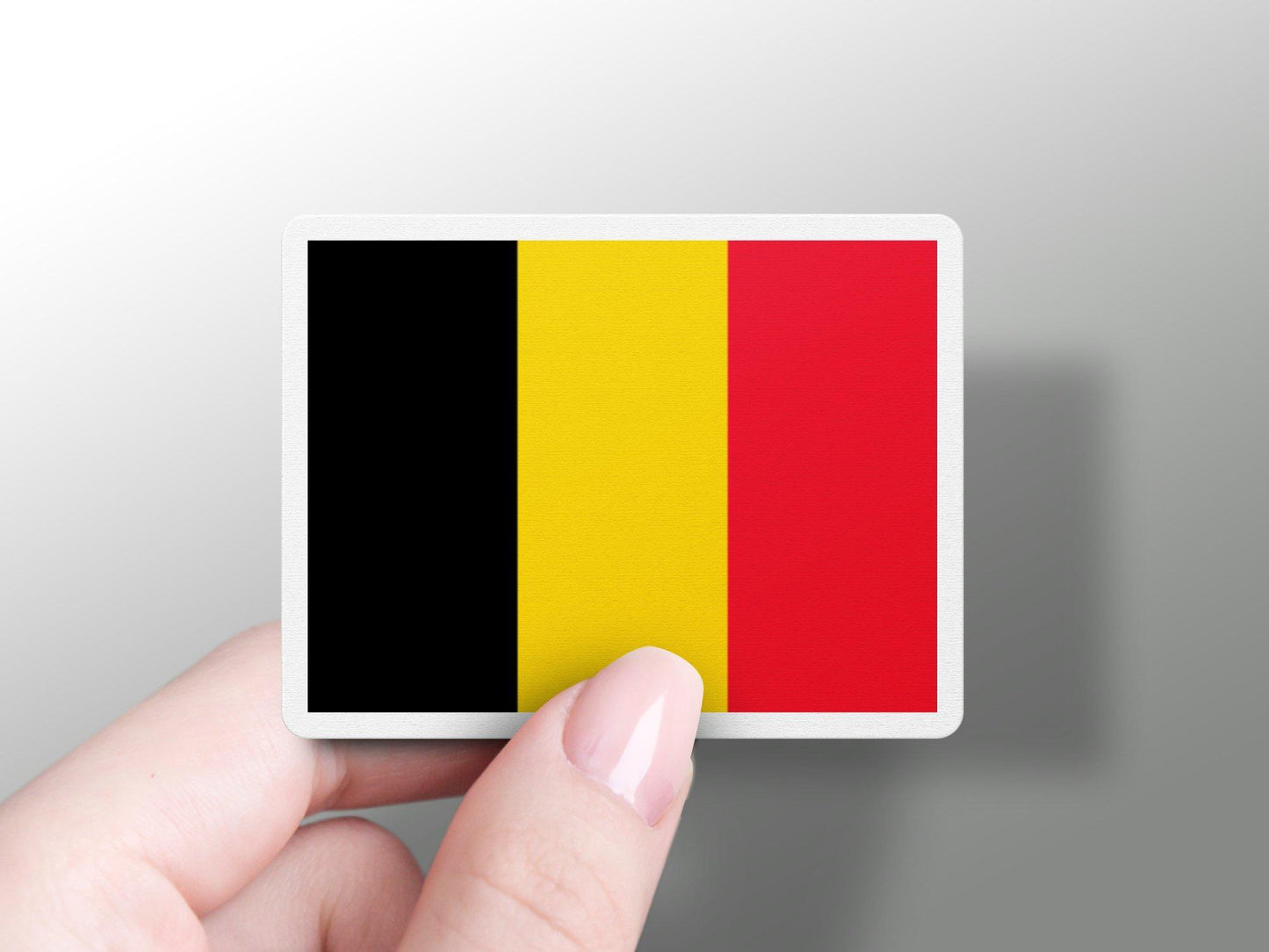 Wholesale Belgium Flag Sticker