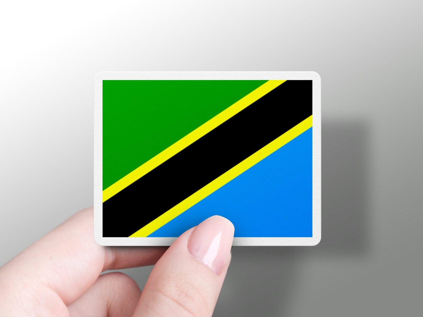 Wholesale Tanzania Flag Sticker