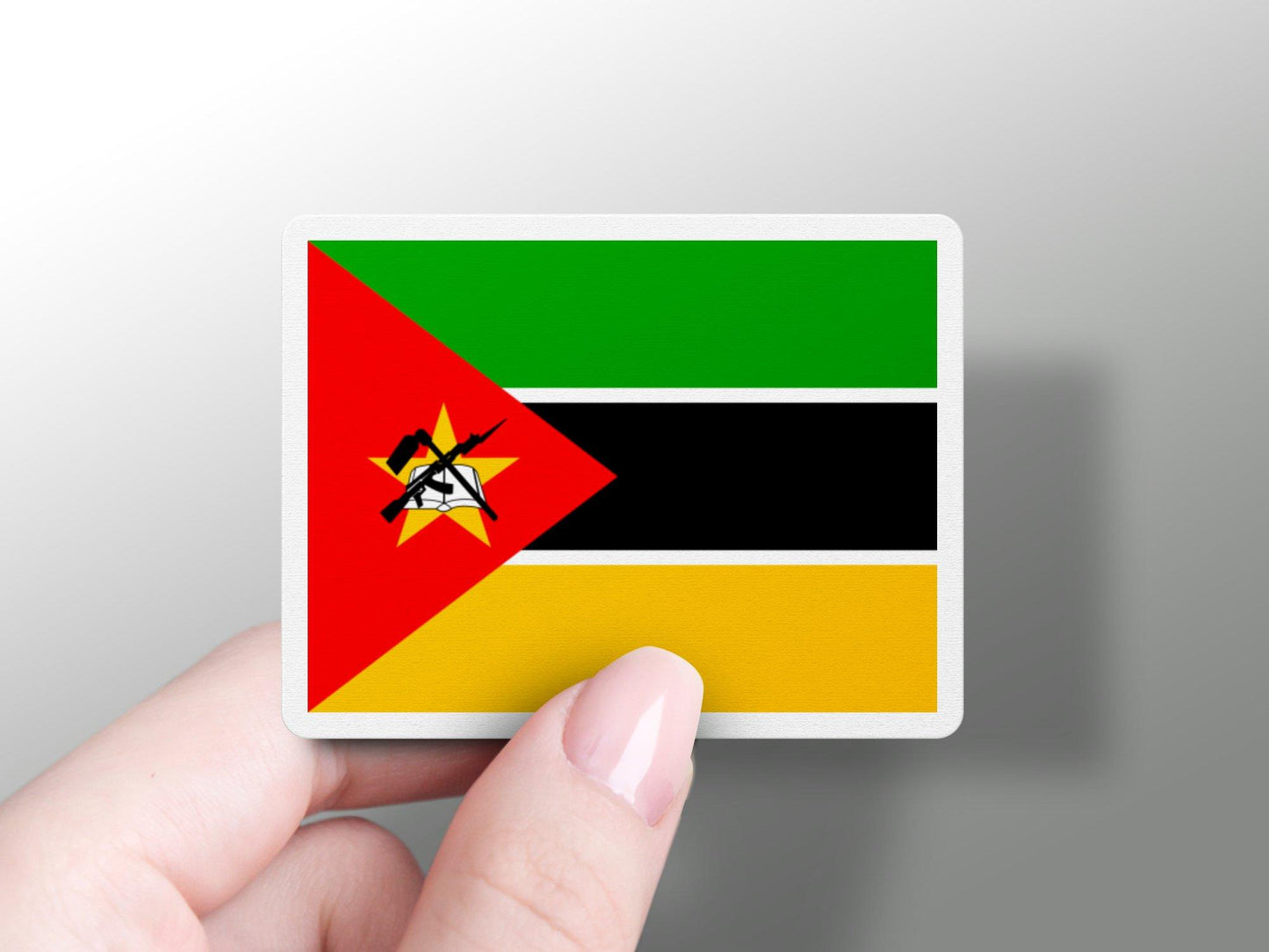 Wholesale Mozambique Flag Sticker