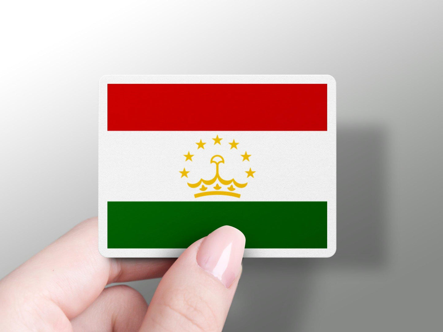 Wholesale Tajikistan Flag Sticker