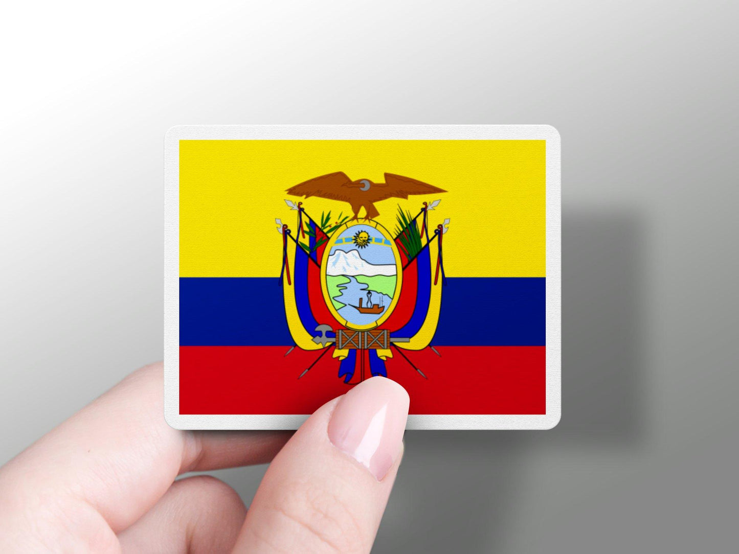 Wholesale Ecuador Flag Sticker