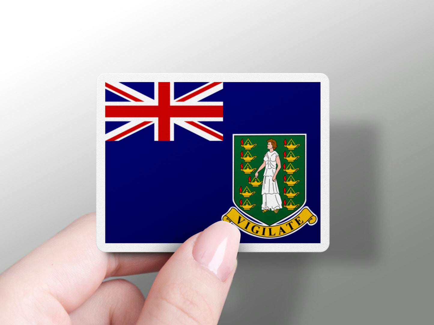 Wholesale British Virgin Islands Flag Sticker