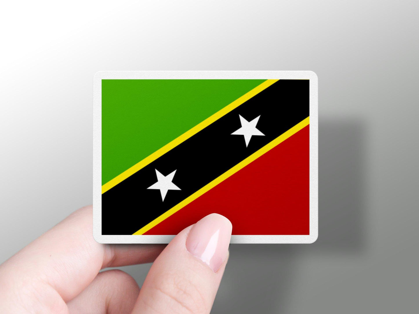 Wholesale Saint Kitts and Nevis Flag Sticker