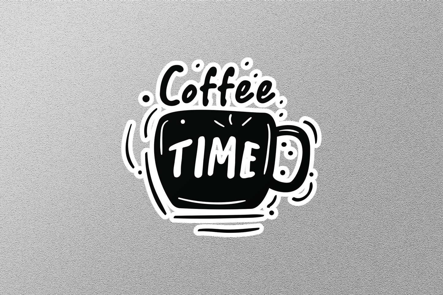 Wholesale Coffee Time Sticker