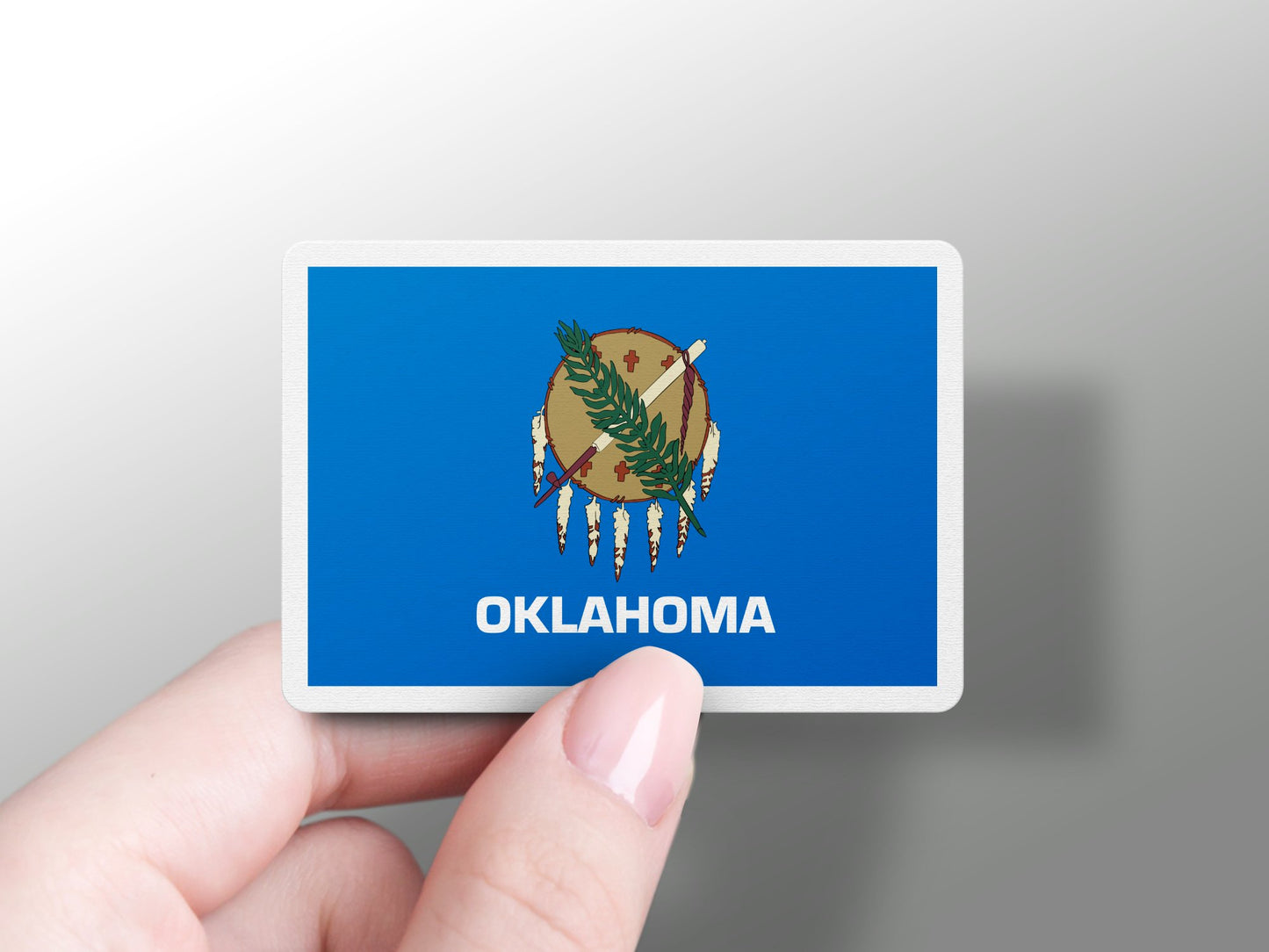 Wholesale Oklahoma State Flag Sticker