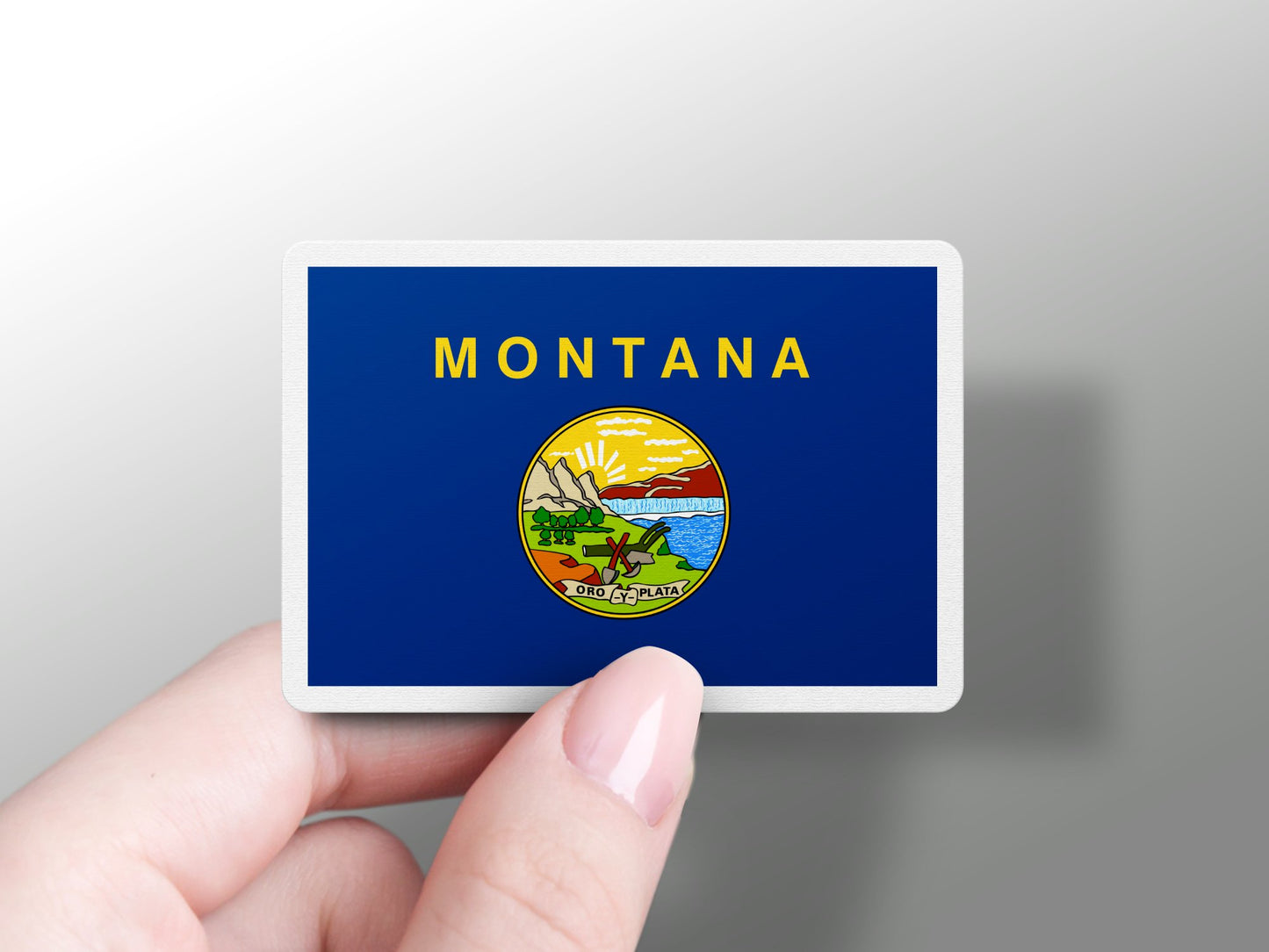 Wholesale Montana State Flag Sticker