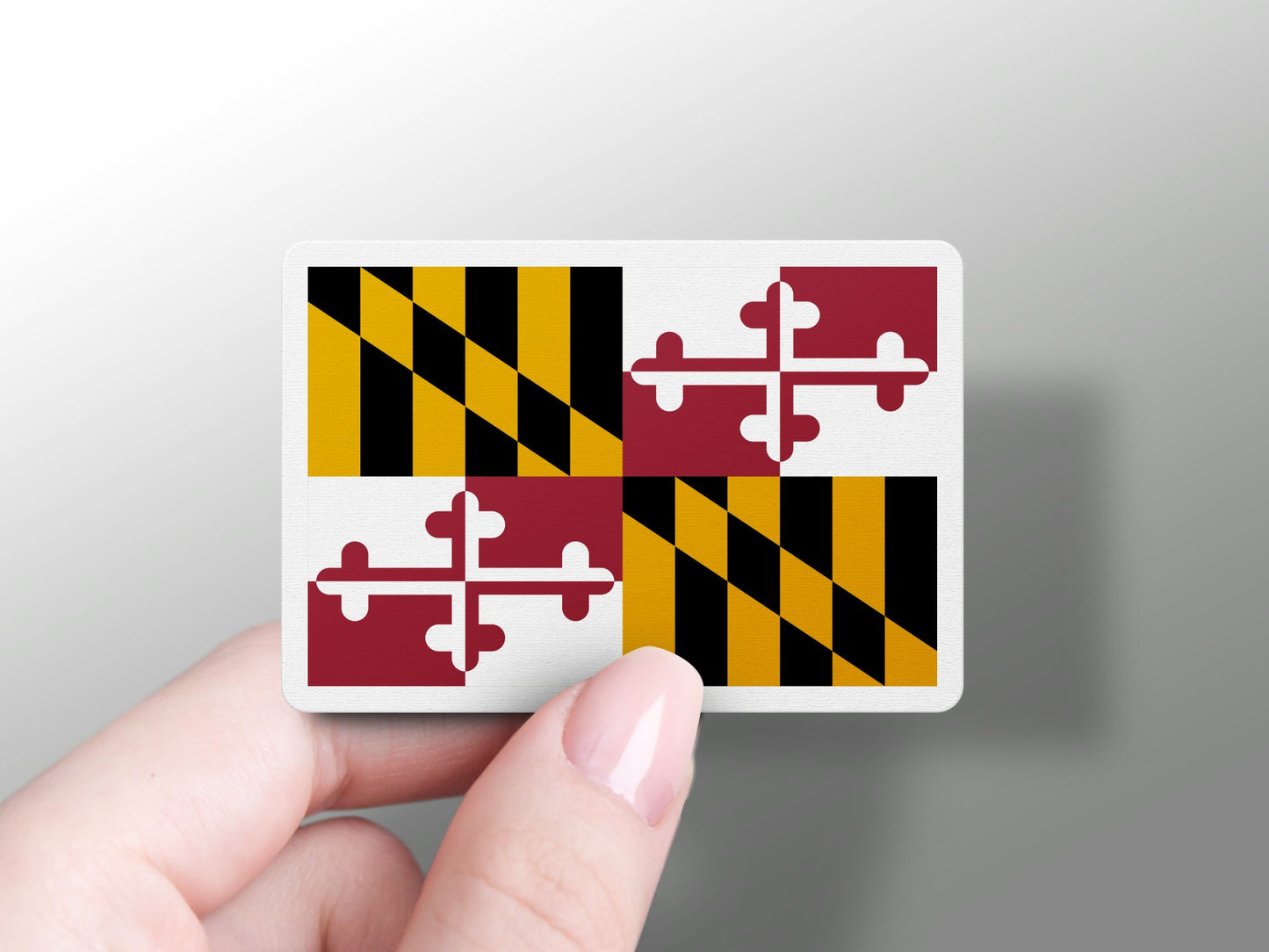 Wholesale Maryland State Flag Sticker