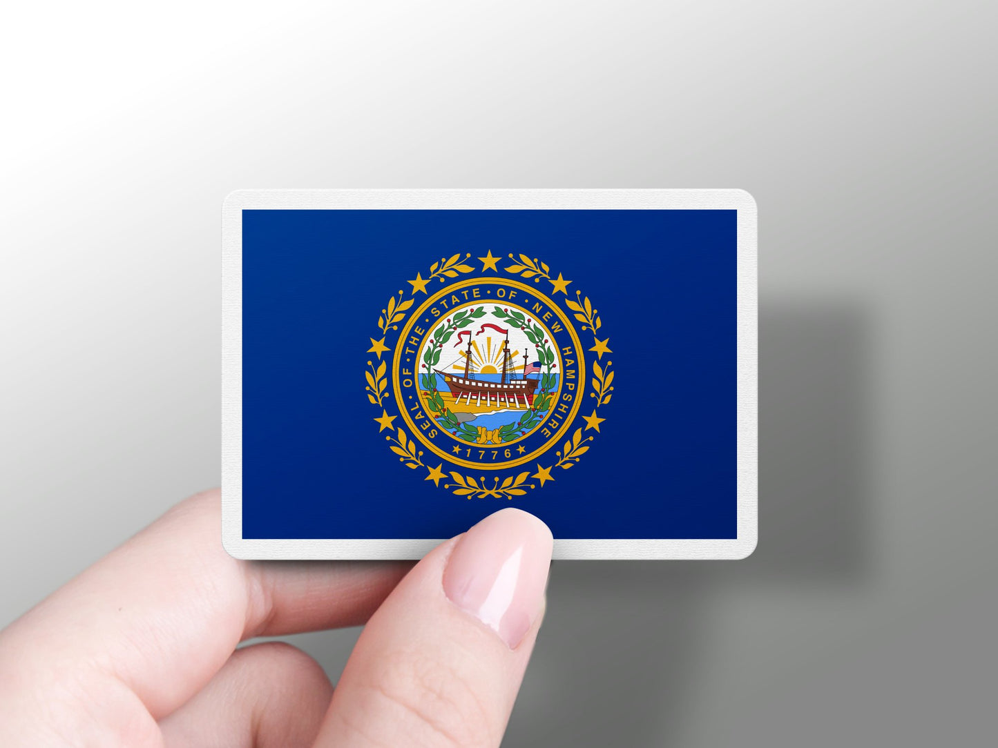 Wholesale New Hampshire State Flag Sticker
