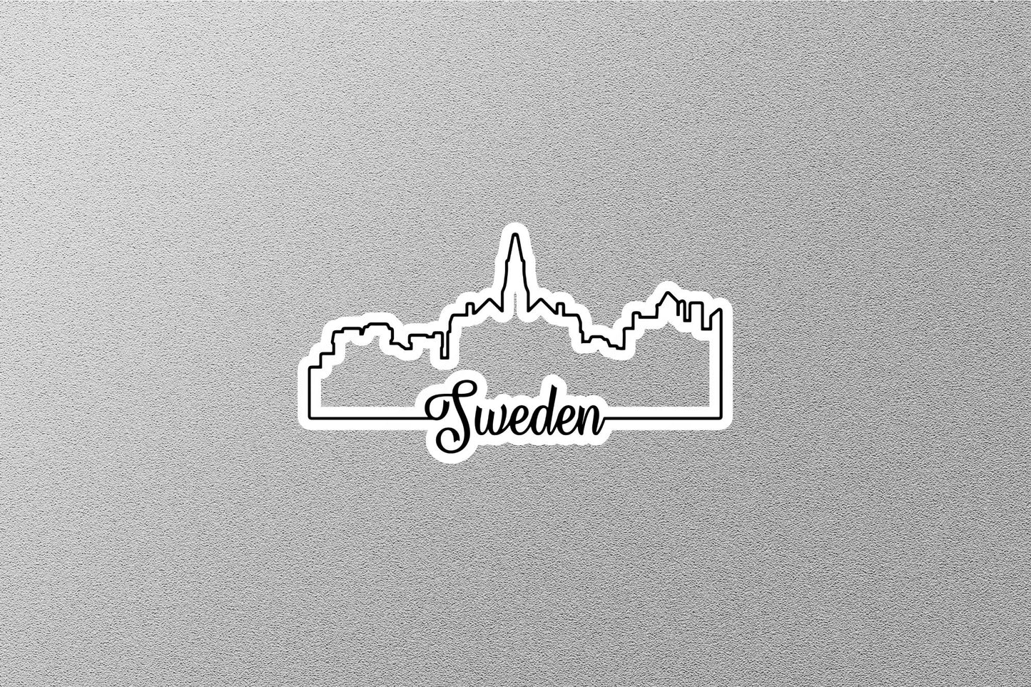 Wholesale Sweden Skyline Sticker