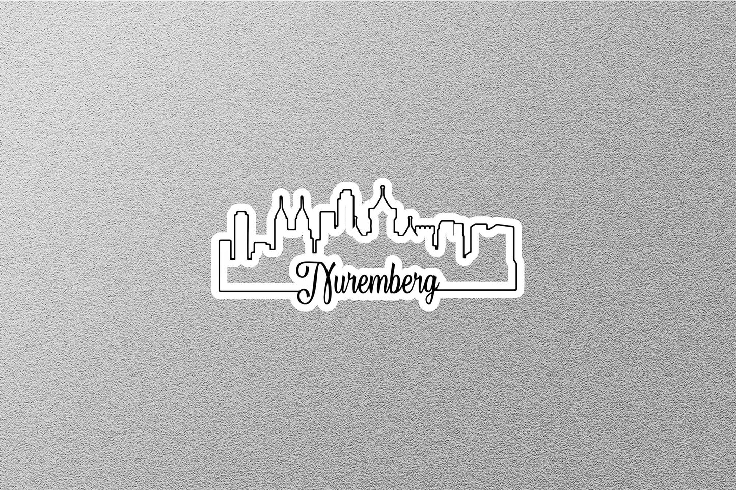 Wholesale Nuremberg Skyline Sticker
