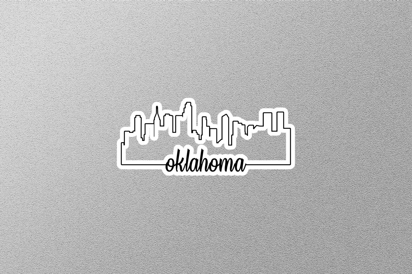 Wholesale oklahoma Skyline Sticker