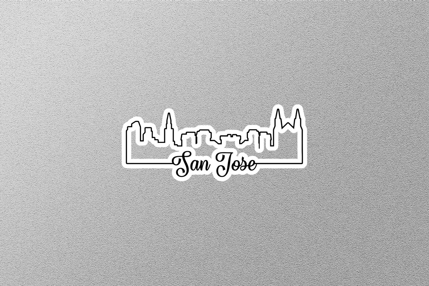Wholesale San Jose Skyline Sticker