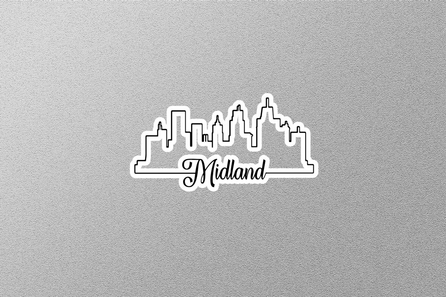 Wholesale Midland Skyline Sticker