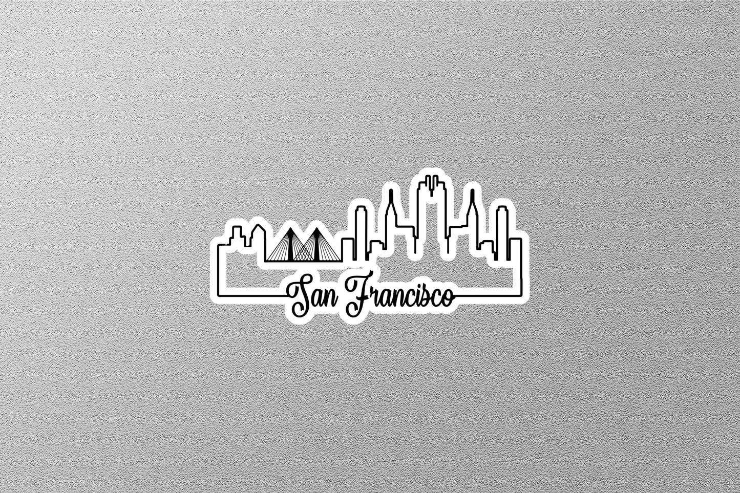 Wholesale San Francisco Skyline Sticker