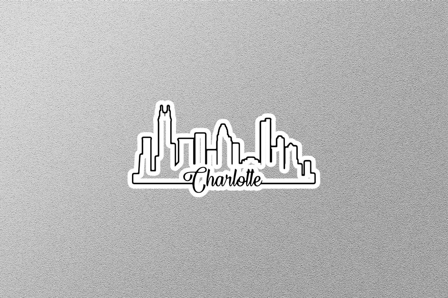 Wholesale Charlotte Skyline Sticker