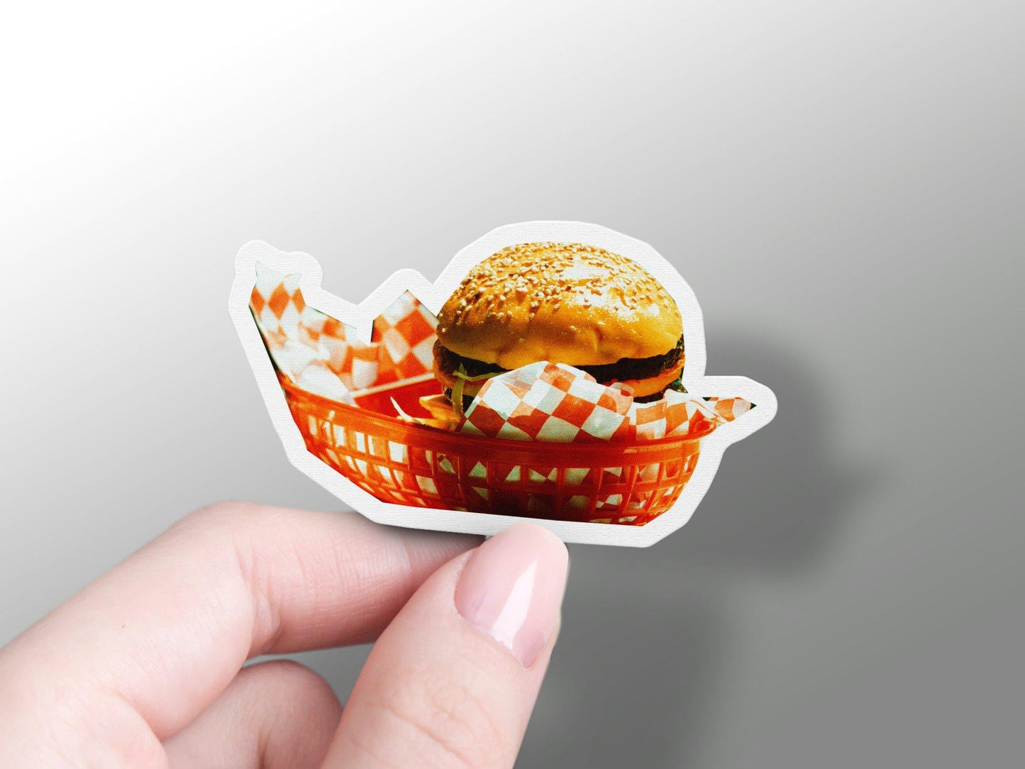Burger Sticker