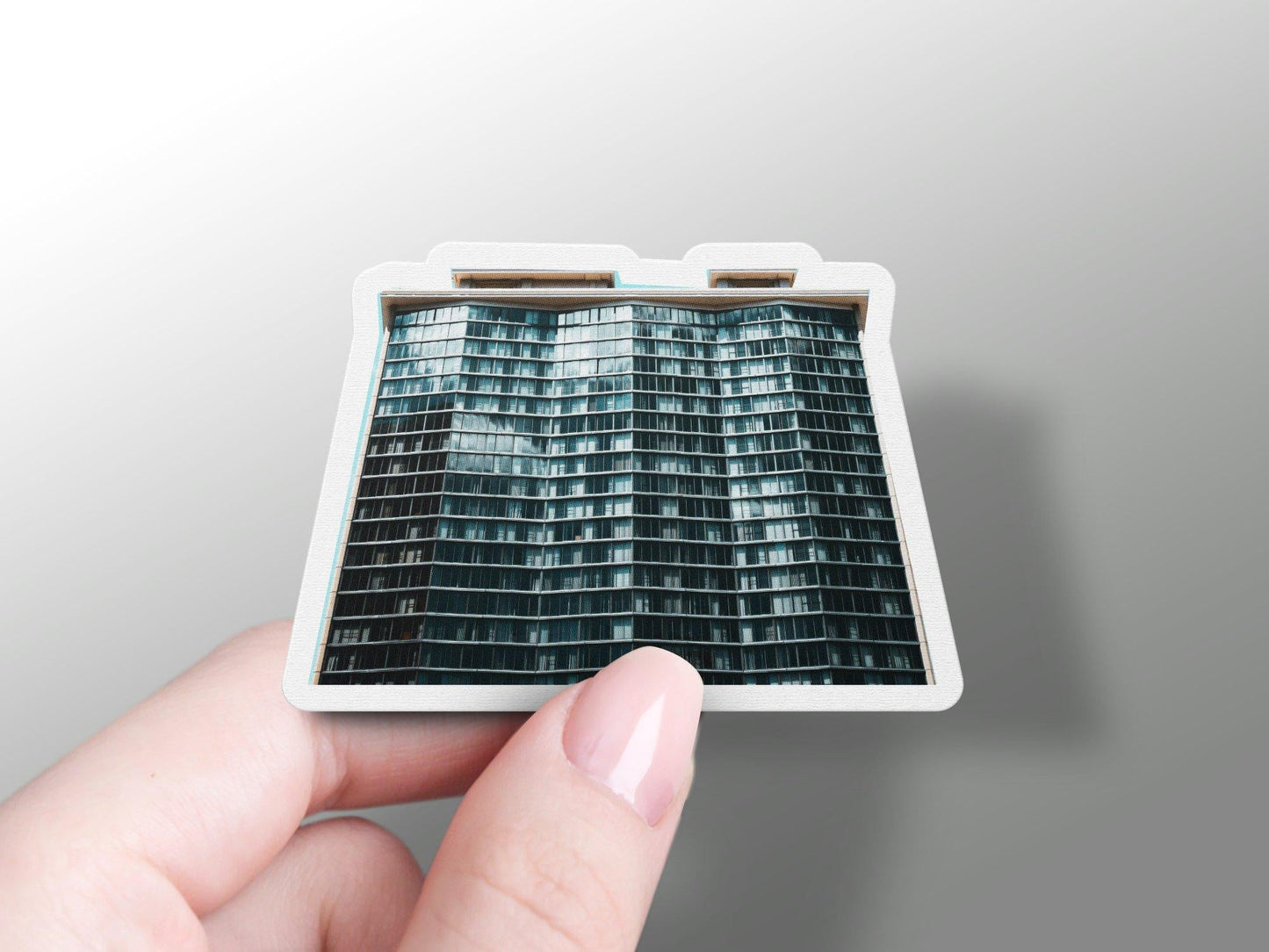 Morden Building Sticker