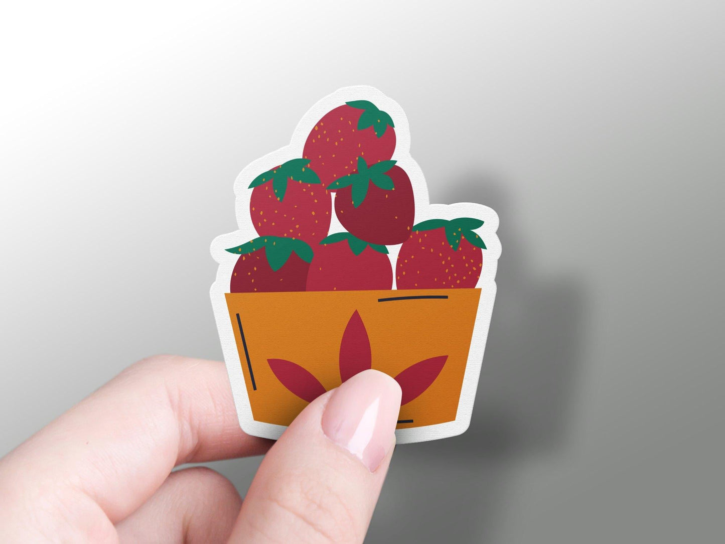 Wholesale Strawberry Sticker