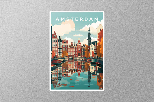 Wholesale Vintage Amsterdam Travel Sticker