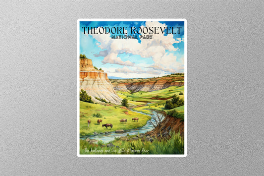 Wholesale Vintage Theodore Roosevelt Travel Sticker