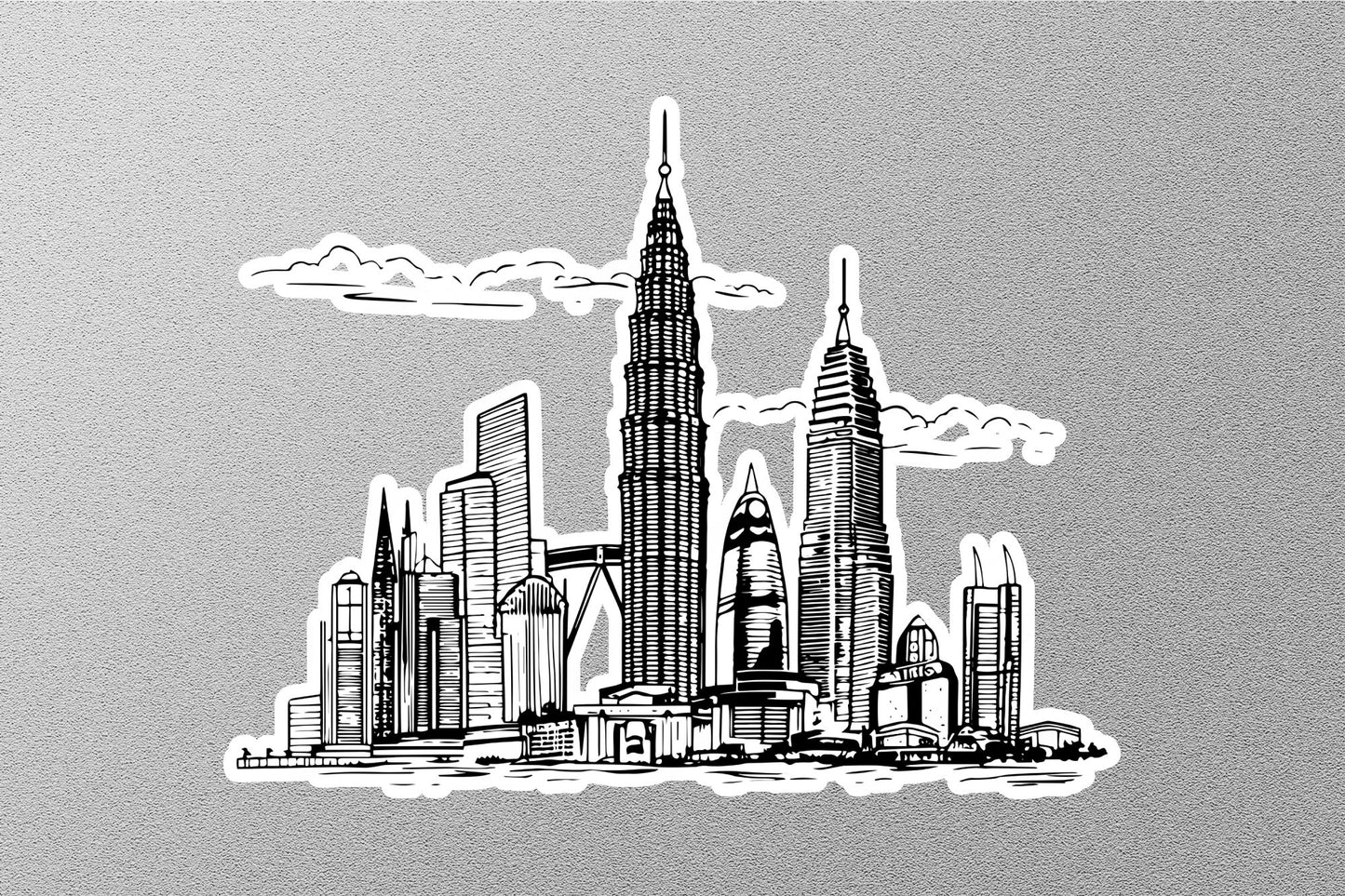 Wholesale Twin Tower Travel Sticker
