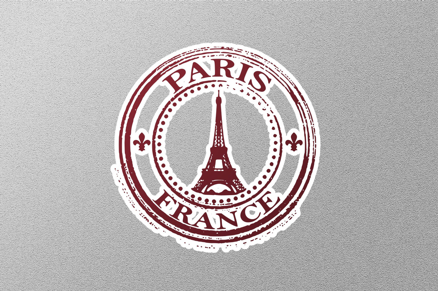 Wholesale Paris France Travel Stamp Sticker