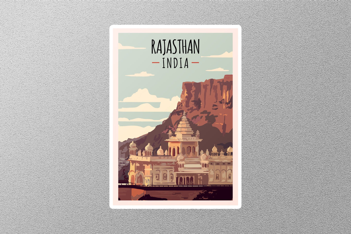 Wholesale Vintage Rajasthan India Travel Stickers