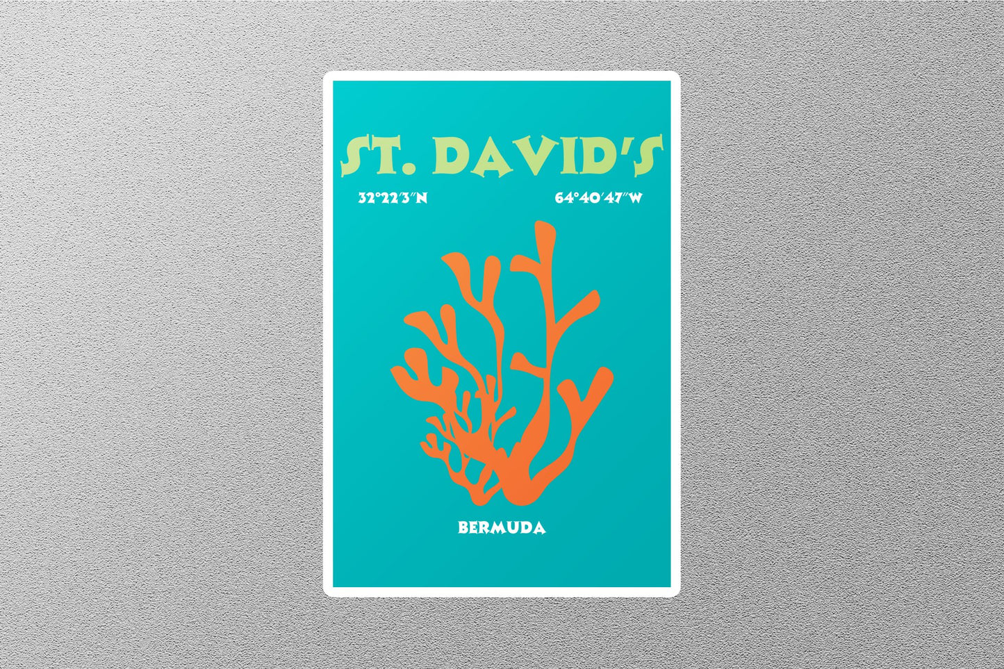 Wholesale ST.David's Bermuda Travel Sticker