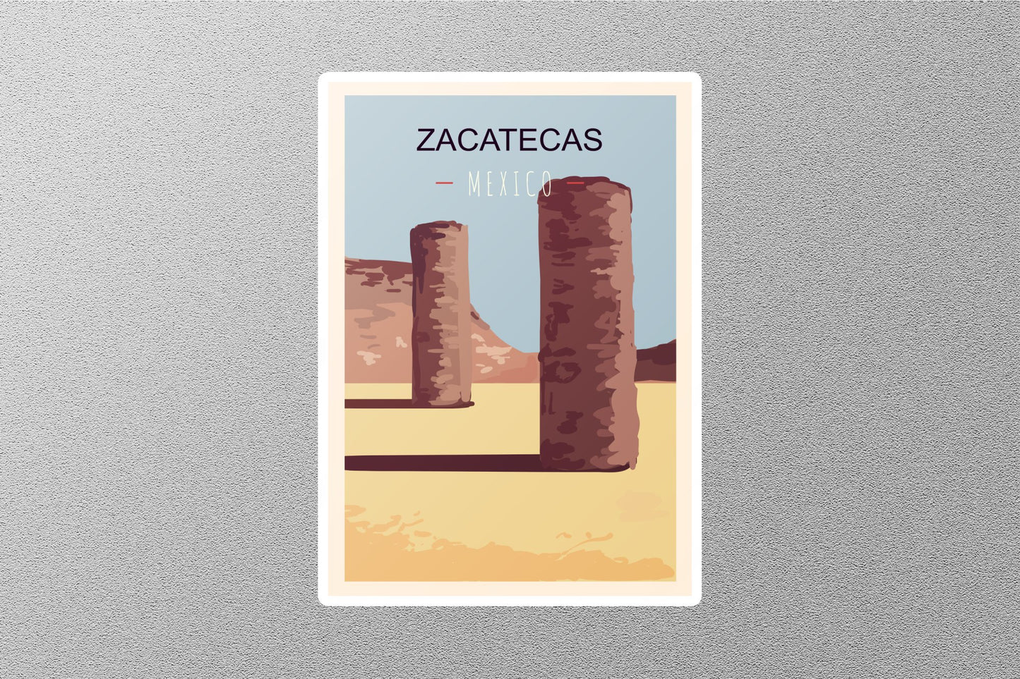 Wholesale Vintage Zakatecas Mexico Travel Stickers