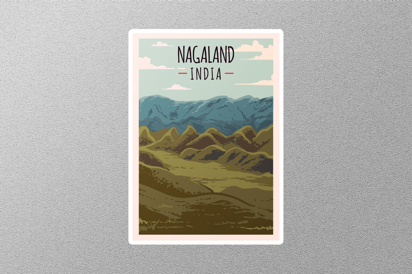 Wholesale Vintage Nagaland India Travel Stickers