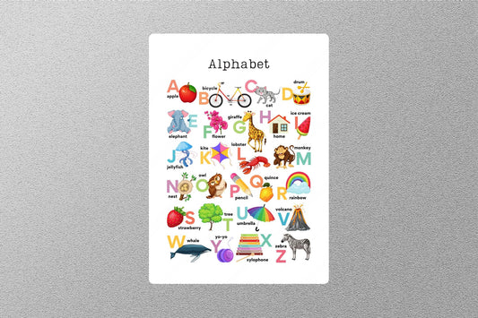 Alphabet Education Sticker
